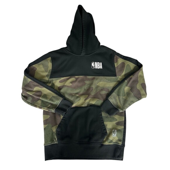 Other - NBA Boys Youth Large (14-16) Camo Colorblock Pullover Hoodie - Black/Green
